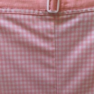 Alfred Dunner Peach Check Capris Size 16